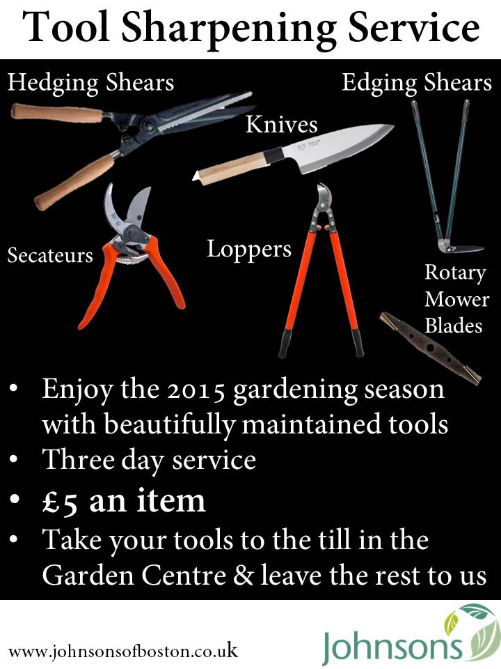 JohnsonsofB's tweet image. Do you need your Tools Sharpening. Drop them off at our Garden Centre #LincsConnect #ToolSharpening