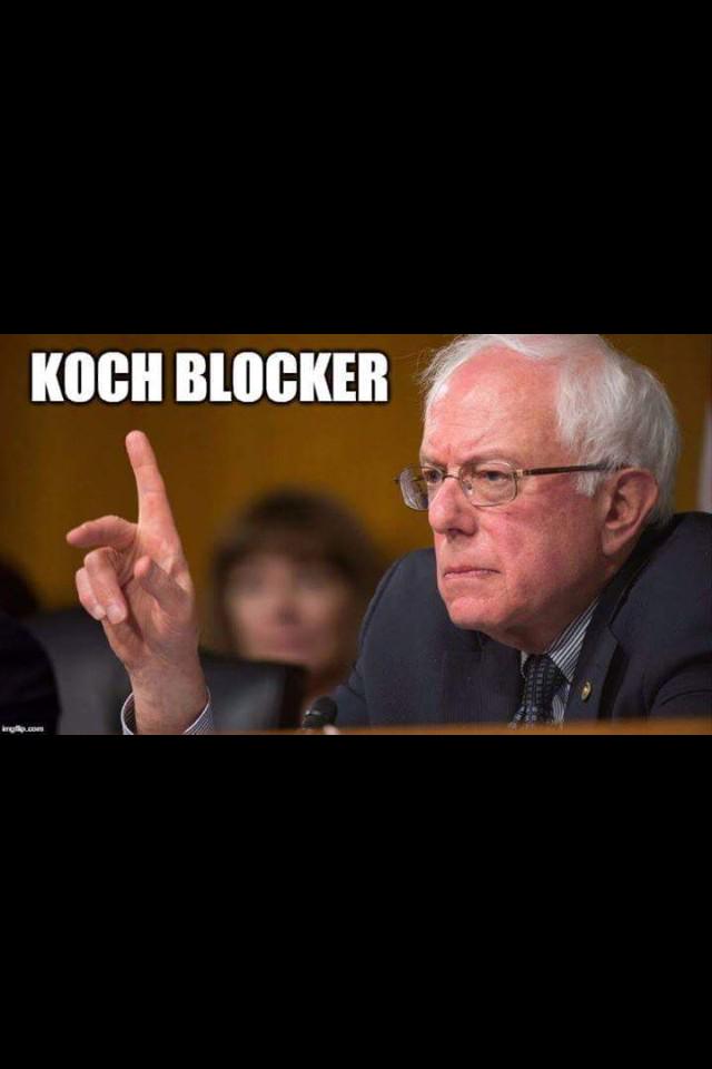 @StraightOuttaVT No 1 #Bernie Kochblocker