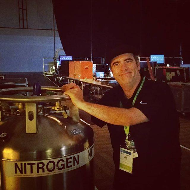 BadDemoMonkey's tweet photo. Tank of Nitro, a demo guy's best friend! Intel #IDF15 starts now! #overclockthis http://t.co/Bqs0xrdI0g http://t.co/UR2MAzrUxK