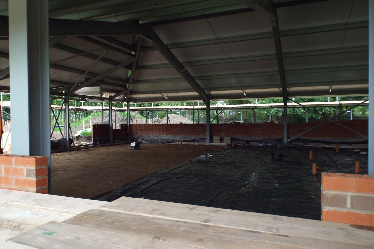 Just been looking at how our new Multi sport facility is progressing. We are on schedule and it's looking great.