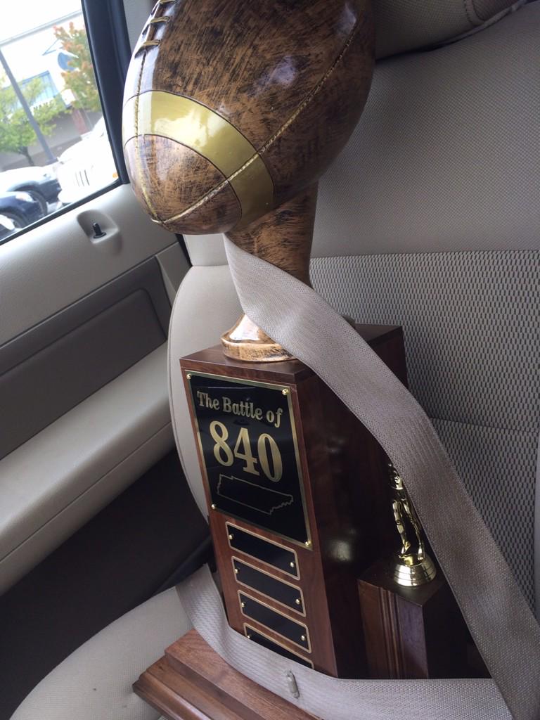 wcsFVHS's tweet photo. The Battle of 840 trophy. 
Looks mighty comfortable in Fairview, doesn't it? 
Just saying.................. http://t.co/d0mdzZxYOj