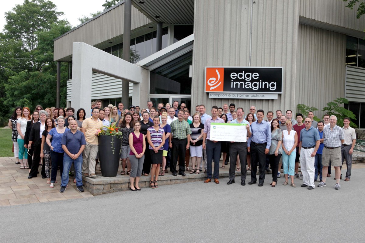 Thrilled to join <a href="/EdgeImaging/">Edge Imaging</a> for presentation of incentive cheque for #saveONenergy Retrofit Program #DoMoreSaveMore