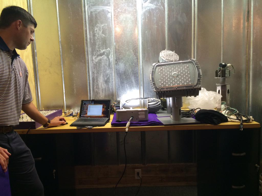 MoonlightingLLS's tweet photo. Special thanks to @BeaconLED for stopping through the "light lab" today and showing us their latest and greatest. http://t.co/SAqbaEfgb1