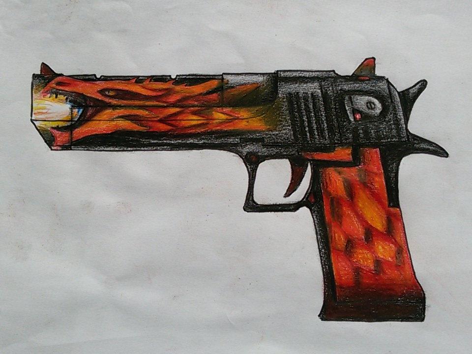 ElchDesigns's tweet image. ... und noch einen Skin für die Dessert Eagle entworfen ^^