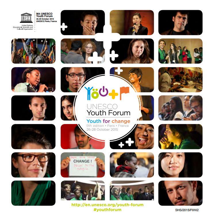UN4Youth's tweet photo. Check out application&amp;selection criteria to join the @UNESCO #YouthForum in Paris this October http://t.co/g4yZy29vU7 http://t.co/eIZxbtsecs