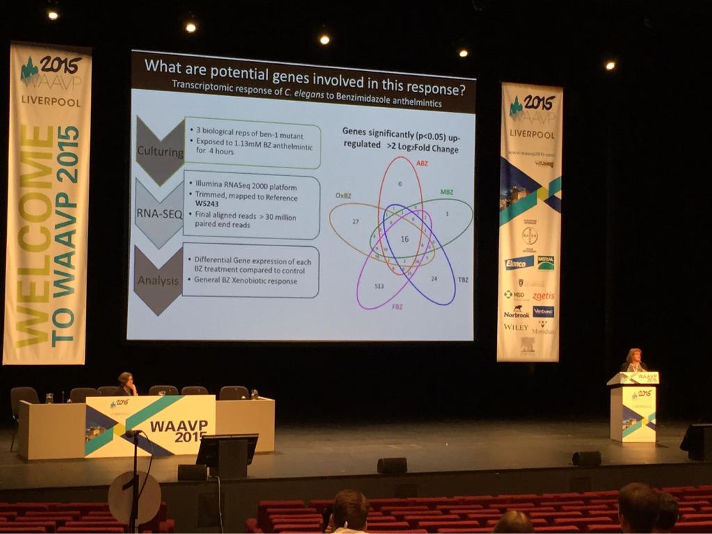 RussAvramenko's tweet photo. Great job @SusanStasiuk ! Awesome talk on biotransformation of benzimidazoles in nematodes. @WAAVP2015 http://t.co/bVhEcNbmJd