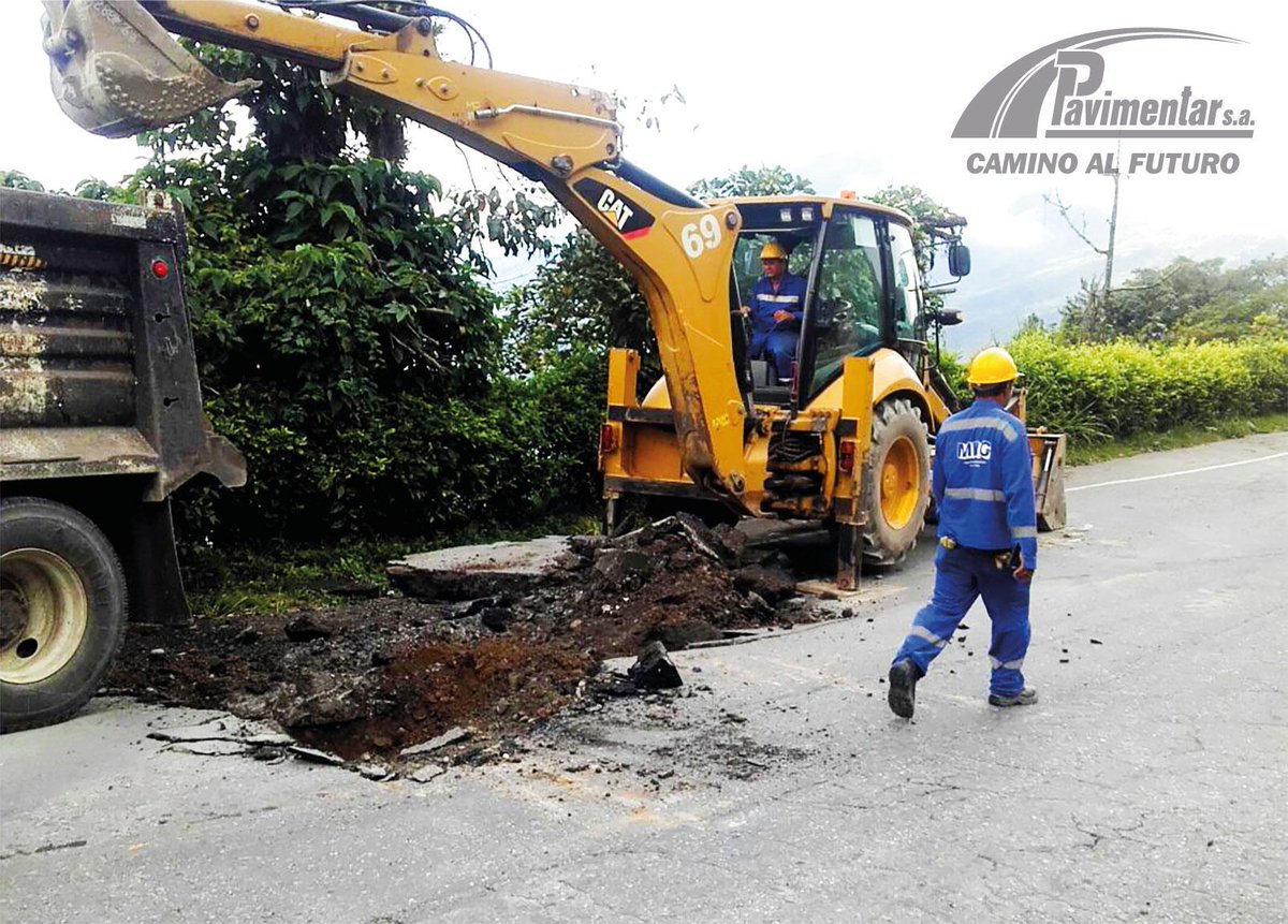 Pavimentarsa's tweet photo. @Pavimentarsa en la Construcción del muro de contención en la vía Yarumal - Tarazá. http://t.co/ifAwdEHIR4
