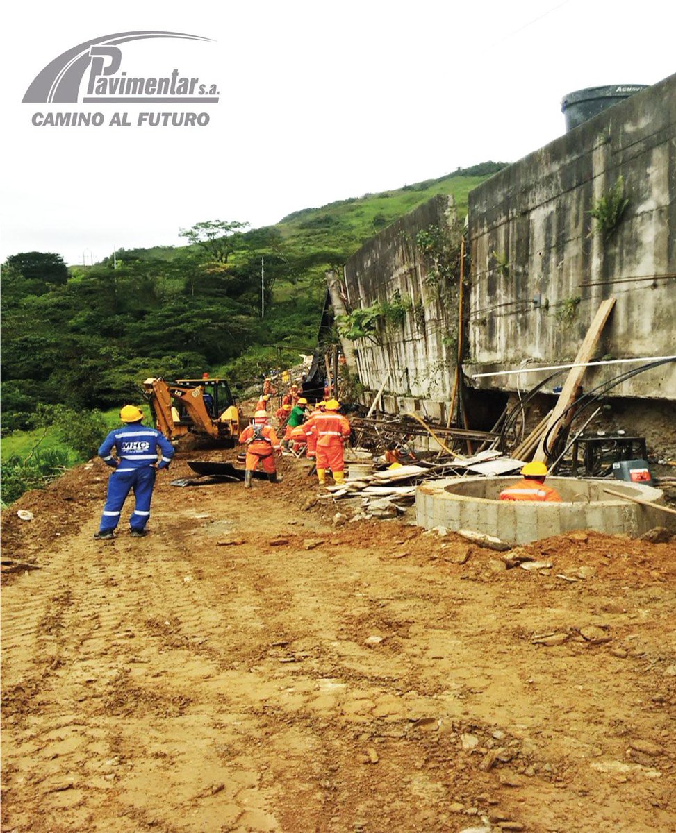 Pavimentarsa's tweet photo. @Pavimentarsa en la Construcción del muro de contención en la vía Yarumal - Tarazá. http://t.co/ifAwdEHIR4