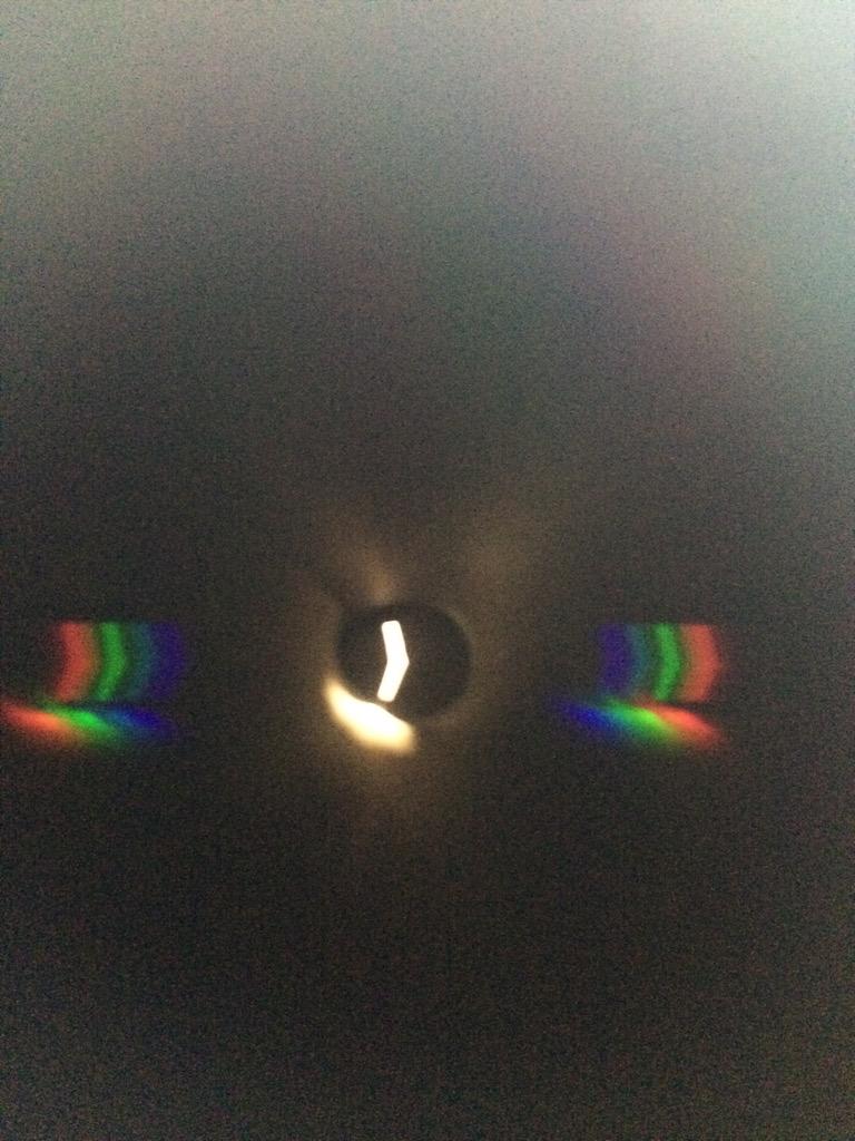 Niamh_Rabbette's tweet image. @icoutreach #STEMpotential The view into a spectrometer #rainbow