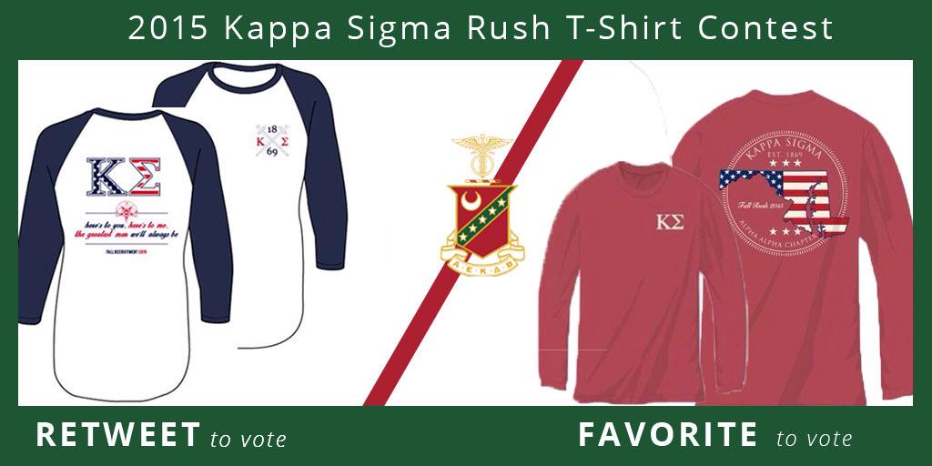 KappaSigmaHQ's tweet photo. Round 2! Retweet/favorite the design you like best http://t.co/uUircOB6Ht