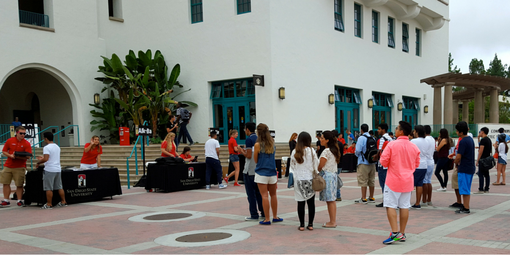 ExperienceSDSU's tweet photo. International freshmen have arrived for New International Student Orientation :) #HelloSDSU #sdsuintl #gobigleavehome http://t.co/DkkPTXNChv