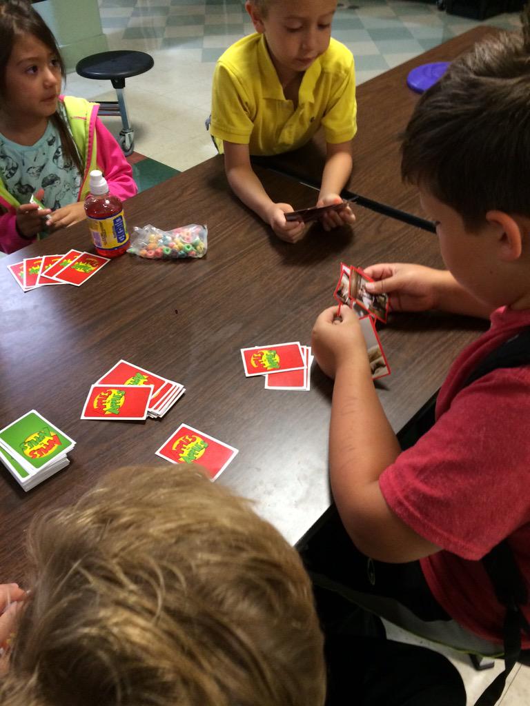 SLPKidsPlace's tweet photo. Early Bird Apples to Apples game continues. Wonder if future SAT scores are affected. Hours &amp; hours of word practice! http://t.co/fo1lr98WIM