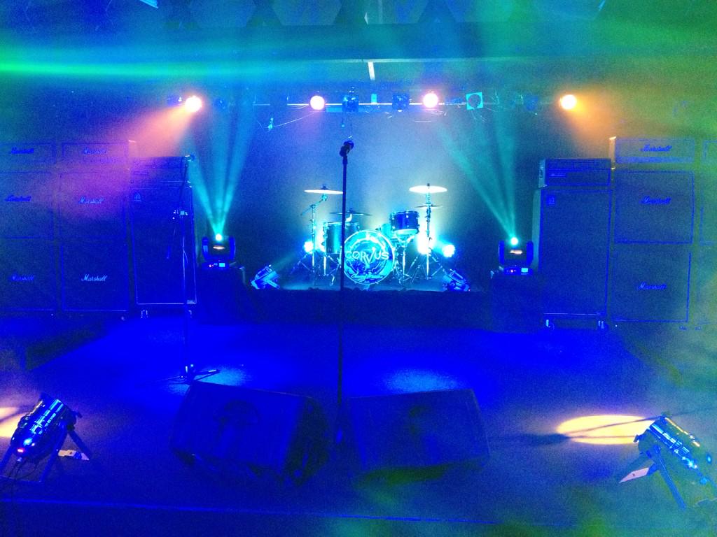 Corvus_UK's tweet photo. The #Stage is set for #Today's #MusicVideo shoot... #WhenYouLoveSomeone #RockMusic #MelodicRock #Music #AOR http://t.co/dJWTh5Kkl6