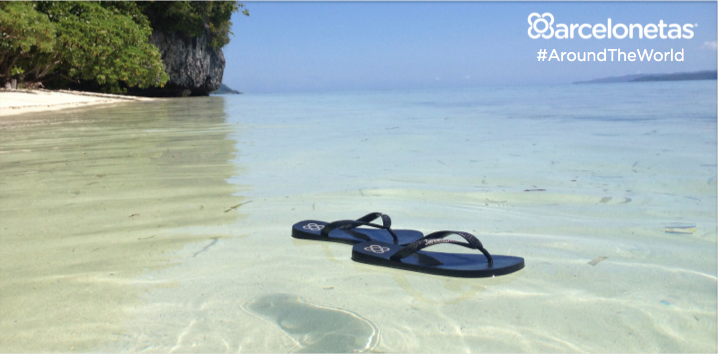 Barcelonetas_'s tweet photo. Per ser el nostre primer estiu… Mira fins on hem arrribat! Raja Ampat (Indonèsia) #BarcelonetasAmbassadors http://t.co/GX4LAw933N