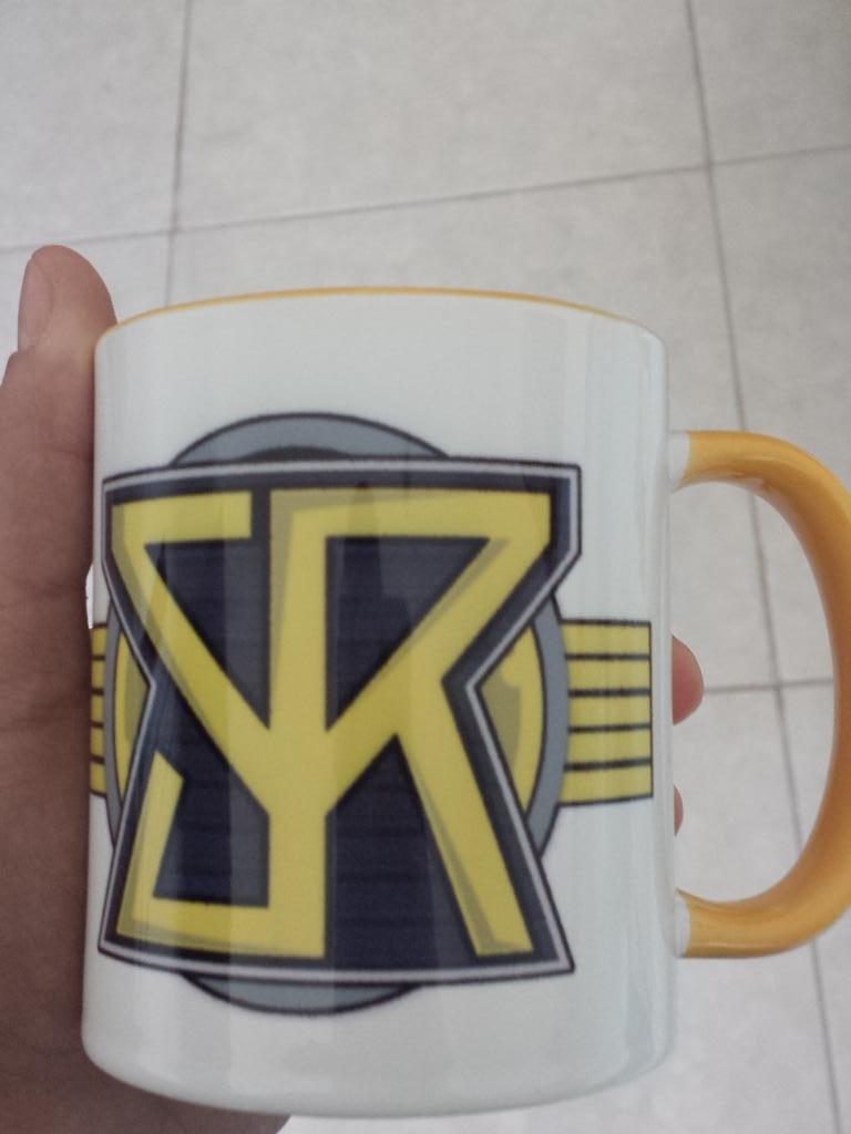 asadighian's tweet photo. Got this awesome @WWERollins #mug for my #birthday! #teamrollins #summerslam #ucantcknee #saviorfromcena #champ http://t.co/z9Ws2YPR2N
