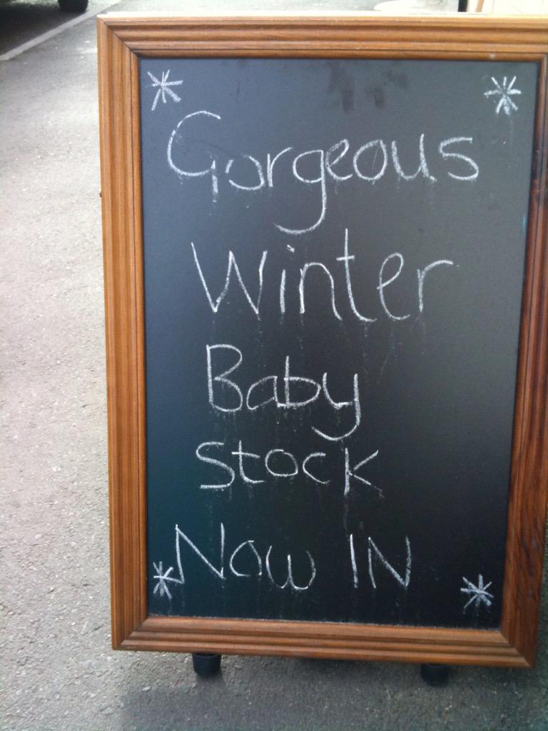 Alangeorge52's tweet photo. @JM_Underwood Reminds me of this...  Outside a children's clothes shop thank goodness, not the local deli... http://t.co/kiYjRSlPvU