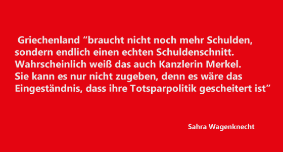 jungewelt's tweet photo. .@SWagenknecht kommentiert #Merkel-s #Schuldenschnitt-Absage an #Griechenland https://t.co/4ycTvsVrgb http://t.co/NE9EtZxfcK
