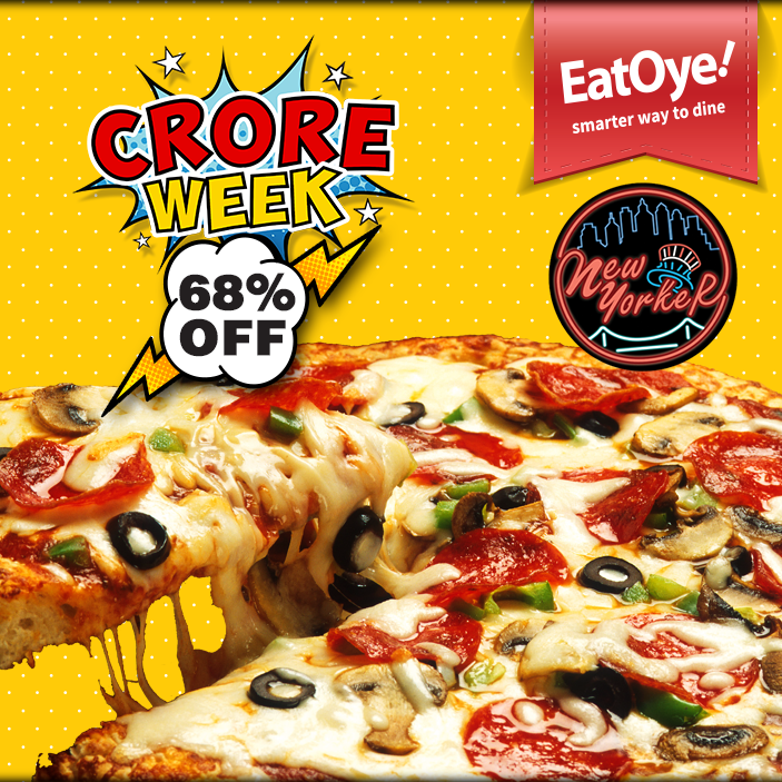 EatOyePK's tweet photo. #EatOye #CroreWeek
- 68% #Hyper #Discount #deal at #NewYorkerPizza, #Lahore on #EatOye!
https://t.co/cPoiK4ZzEq http://t.co/6PERYk0iDA