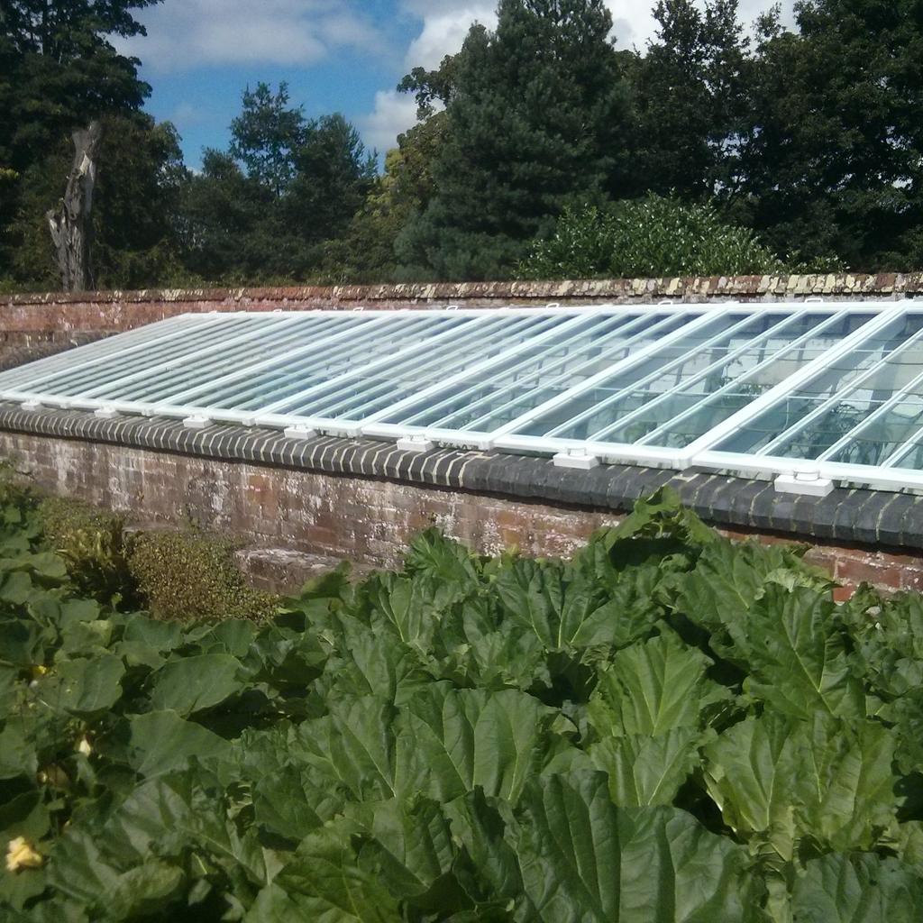 I probably shouldn't get so excited, but how fantastic is this walk-in cold frame at Calke Abbey!