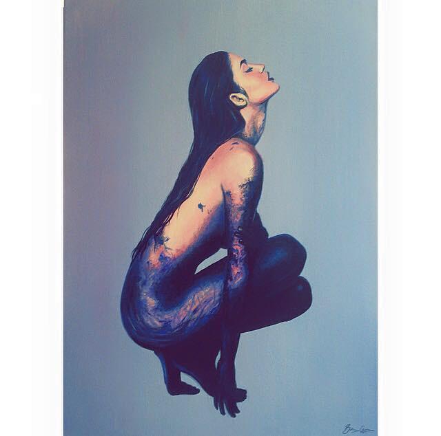 BethGraceLewin's tweet photo. Finished painting 🎨 70x50cm Canvas, will be available on Saatchi Art later, contact via website in bio for price #Art http://t.co/twwOBNlN88
