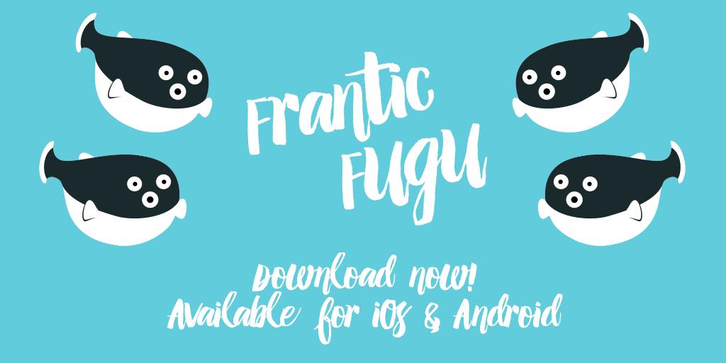 articint's tweet photo. Frantic Fugu is now available for iOS: http://t.co/eD03nVcsKb
Also on Android: https://t.co/hrXcQcbIeD #indiedev http://t.co/TYLRojgoqy