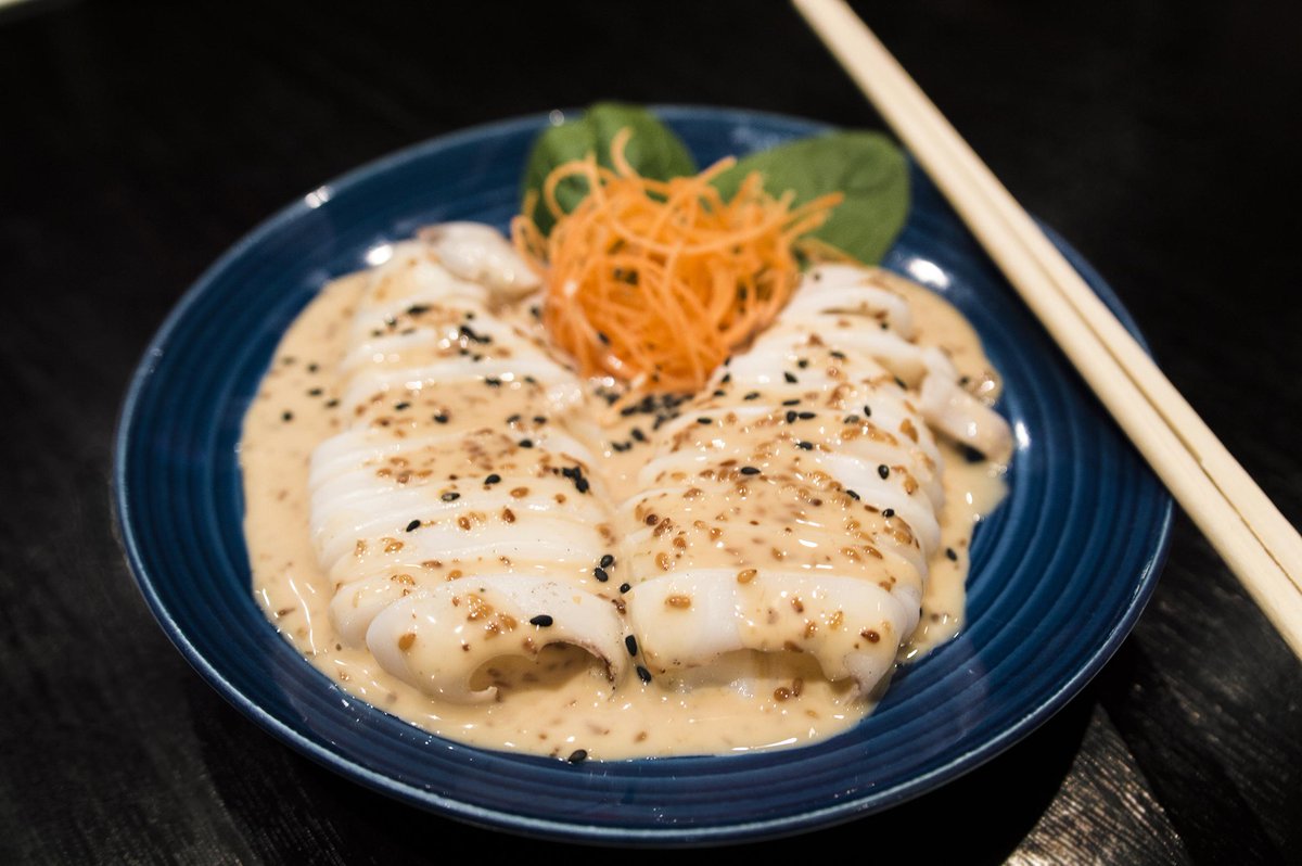 Calamari! It's so tender and a great dish to share.