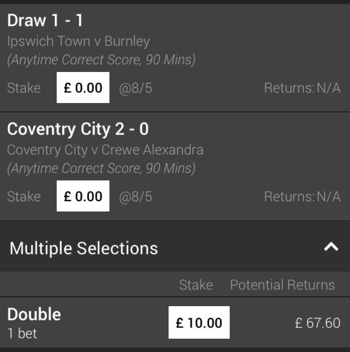 bettingtips83's tweet photo. £10 double tonight, looks a good bet, get involved!!!

http://t.co/DHjcW3Ibwx http://t.co/GNGT4UK0Y3