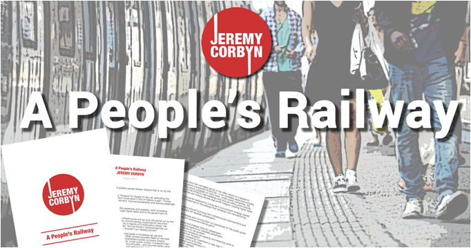 jeremycorbyn's tweet photo. Today I announced plans for a publicly owned railway network run by the people for the people http://t.co/X5Ul9O2gE3 http://t.co/GJxqDOVn4z