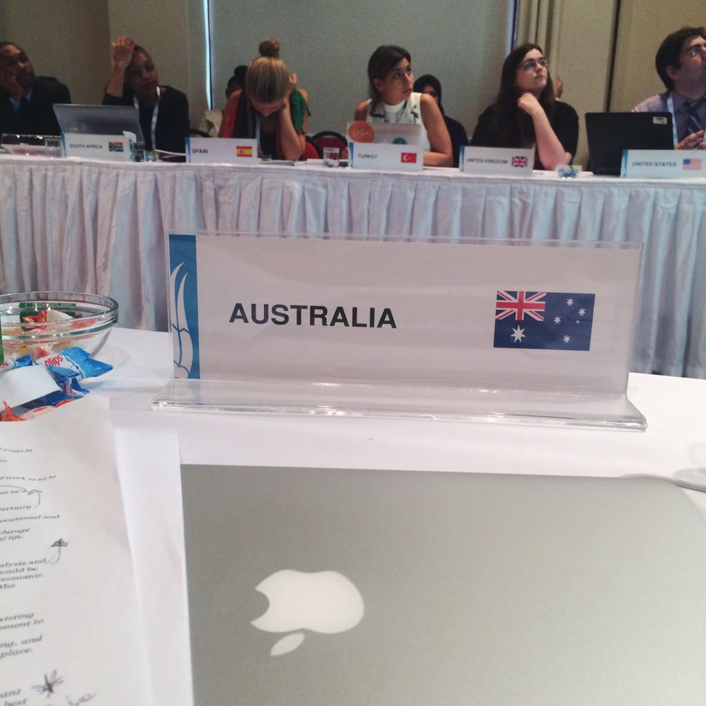 krista_flick's tweet photo. Negotiations for Youth &amp; Education in the 21st Century continue. Lots of hard work today! @Y20Turkey @globalvoicesau http://t.co/cmTVcWEpYV