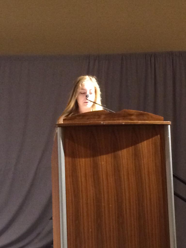 CarrieTarry's tweet photo. Starting day 2 of #MTS2015 w/TEDTalk by France's MacKercher! http://t.co/kcRLPWba4A