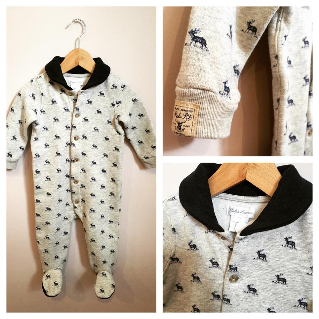 AuxPetitsAnges's tweet photo. La toute mimi combinaison du jour Ralph Lauren en 9 mois pour baby boy avec un motif cerf, 19,90€ http://t.co/pW4twCuSUY