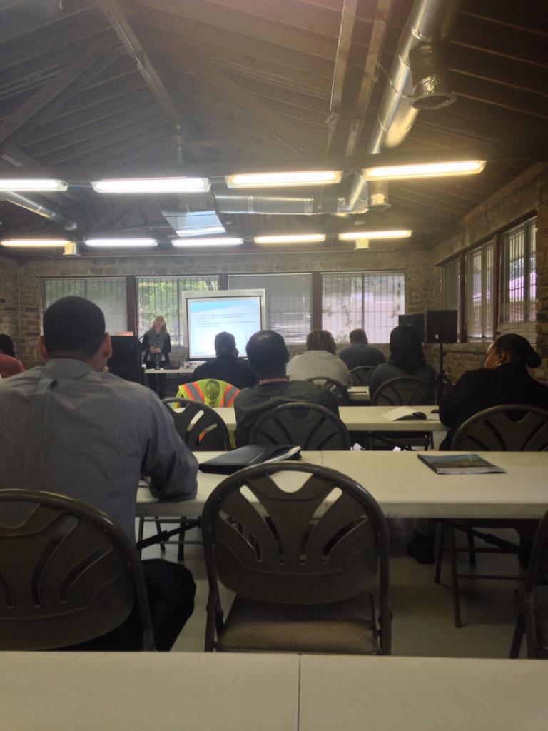 ATLWatershed's tweet image. #DWM employees attending the #DriveCam training. #safetyfirst