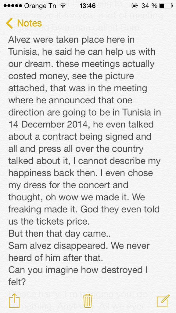 Night_Almighty's tweet image. @Harry_Styles i hope one day, maybe, you'll read this. Until then, we'll keep waiting. We love you.x #TUNISIAWANTS1D