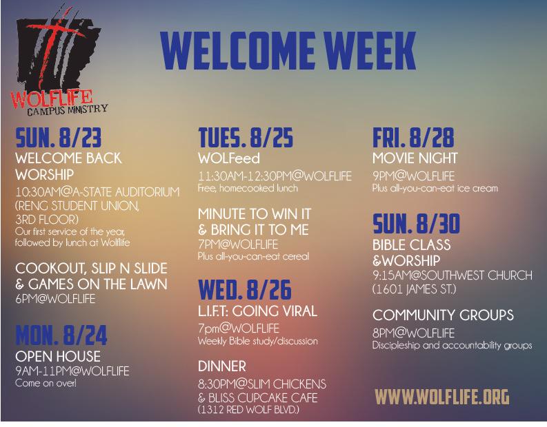 WOLFLIFE_CM's tweet photo. Don't forget about Welcome Back Worship this Sunday at 10:30 am! Cookout, yard games, and slip-n-slide later at 6 pm! http://t.co/G6BWbQTgbA