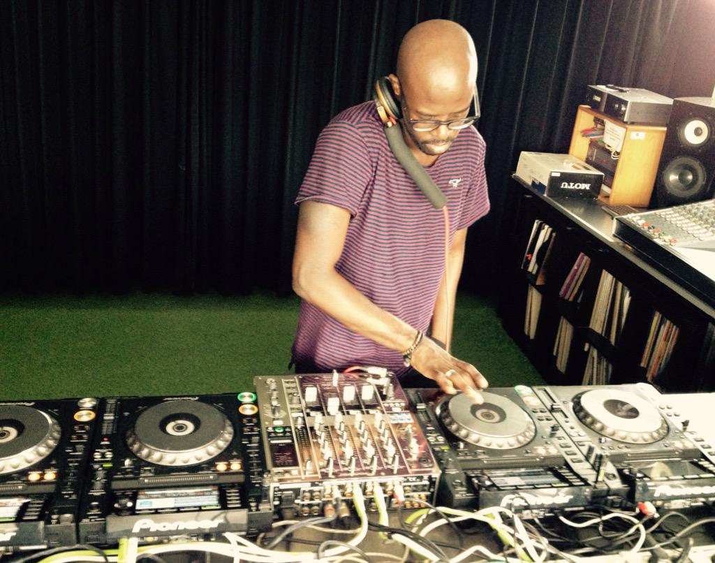 Recording the DJsounds Show with <a href="/RealBlackCoffee/">Black Coffee</a> - it's like being back in DC10 rather than the studio! #Ibiza #dc10