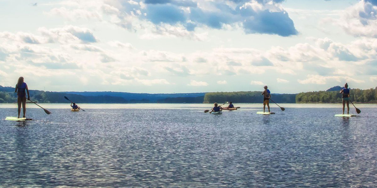 Get out and beat the heat on the Saint John River! Rent paddle boards and more from <a href="/SecondNatureOut/">Second Nature</a>, open 12-8pm!