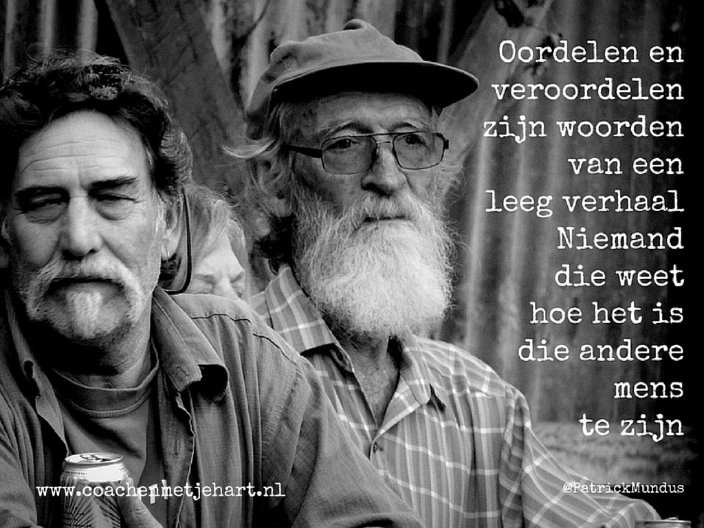 PatrickMundus's tweet photo. Oordelen en veroordelen zijn woorden van een leeg verhaal. Niemand die weet hoe het is die andere mens te zijn...
~ http://t.co/dj73lCl7LR