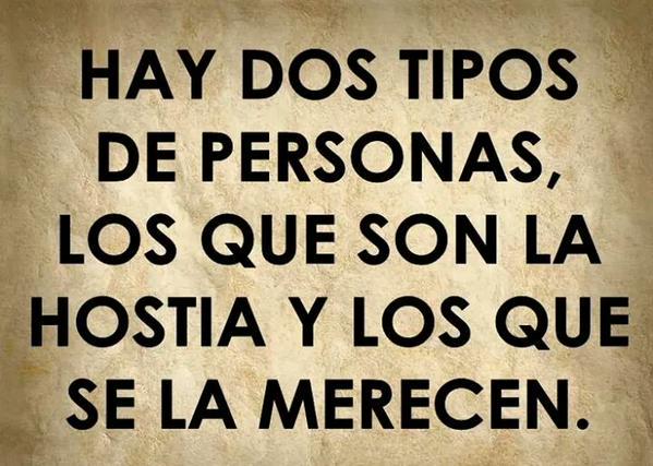 MejoresTwits's tweet photo. Hay dos tipos de personas. http://t.co/7ikeCEscW4