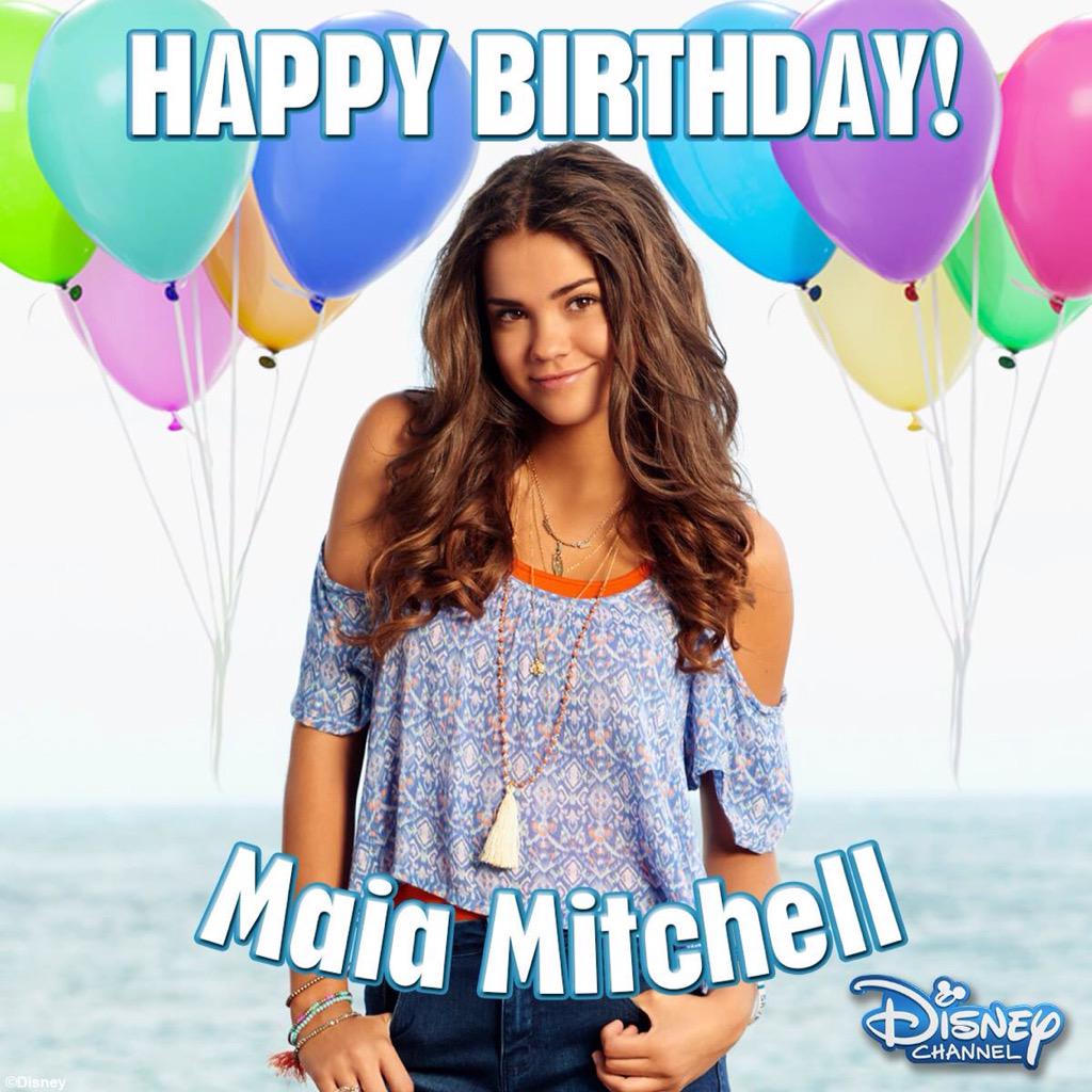 When Maia Mitchell had the same birthday as your sister ahah happy birthday Maia and my sister Lucie   