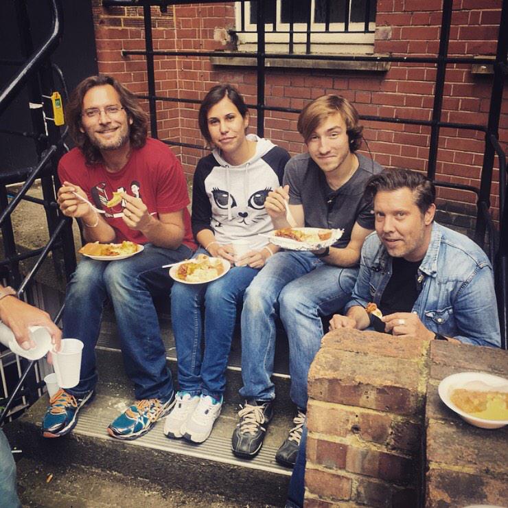trish_ster's tweet photo. Our delightful Camera Dept. @Beetleroot @Raquel_Guerrero @AdamCameronKing @SimeonWillis @EyeDigressFilm #dreamteam http://t.co/Chyw2xne1n