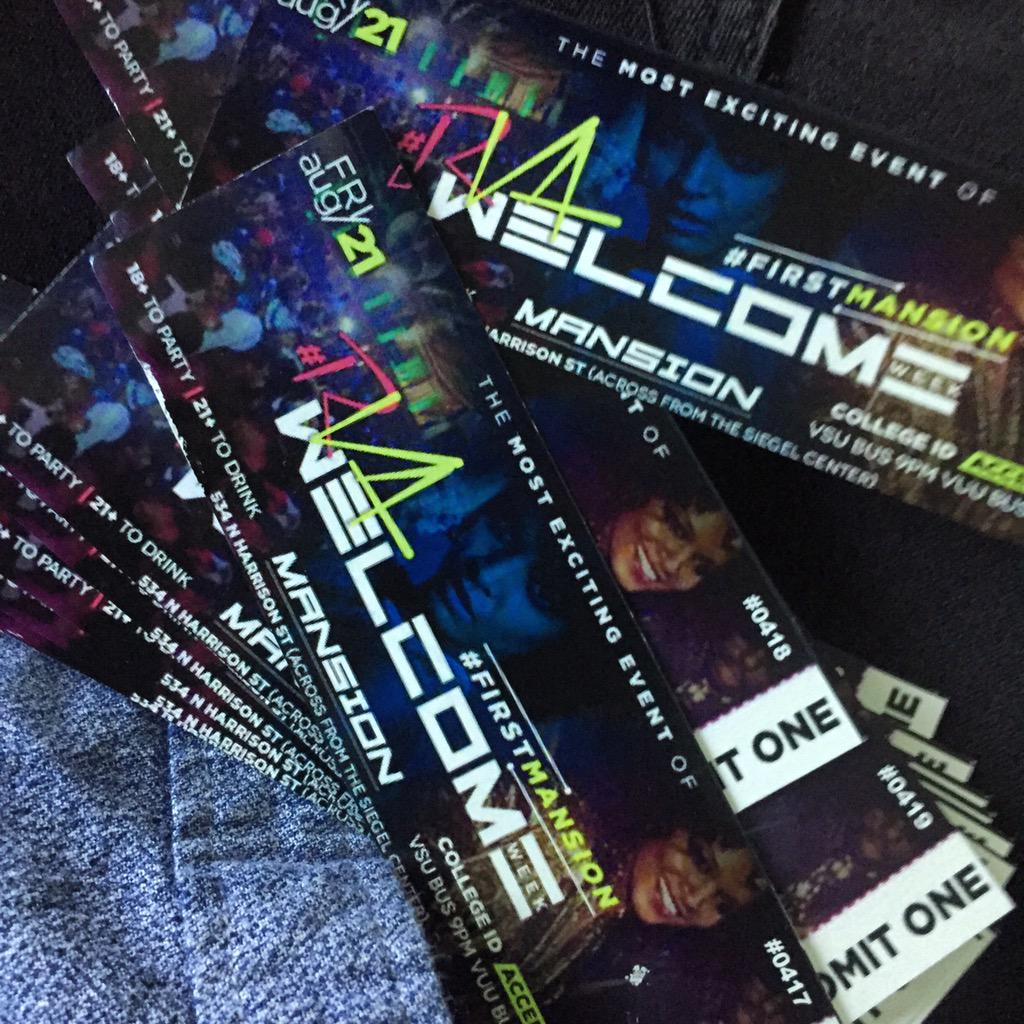 _JayMGreen's tweet photo. #FirstMansion
@ #MansionOnFriday
Welcome Week Main Event
Hit Me Up For Advance Tickets!
18+ To Party &amp; 21+ To Drink http://t.co/SeNVbTIRx7
