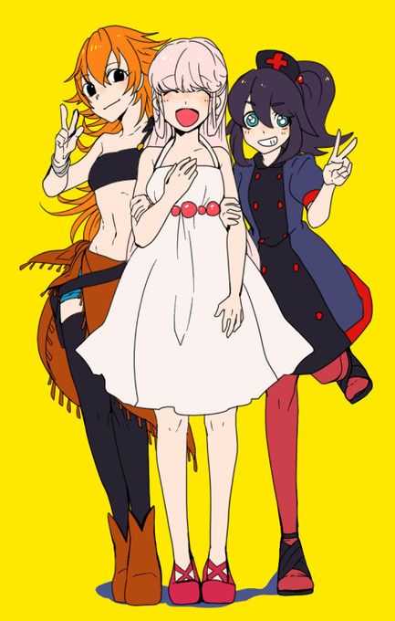 仲良し3人のtwitterイラスト検索結果 古い順