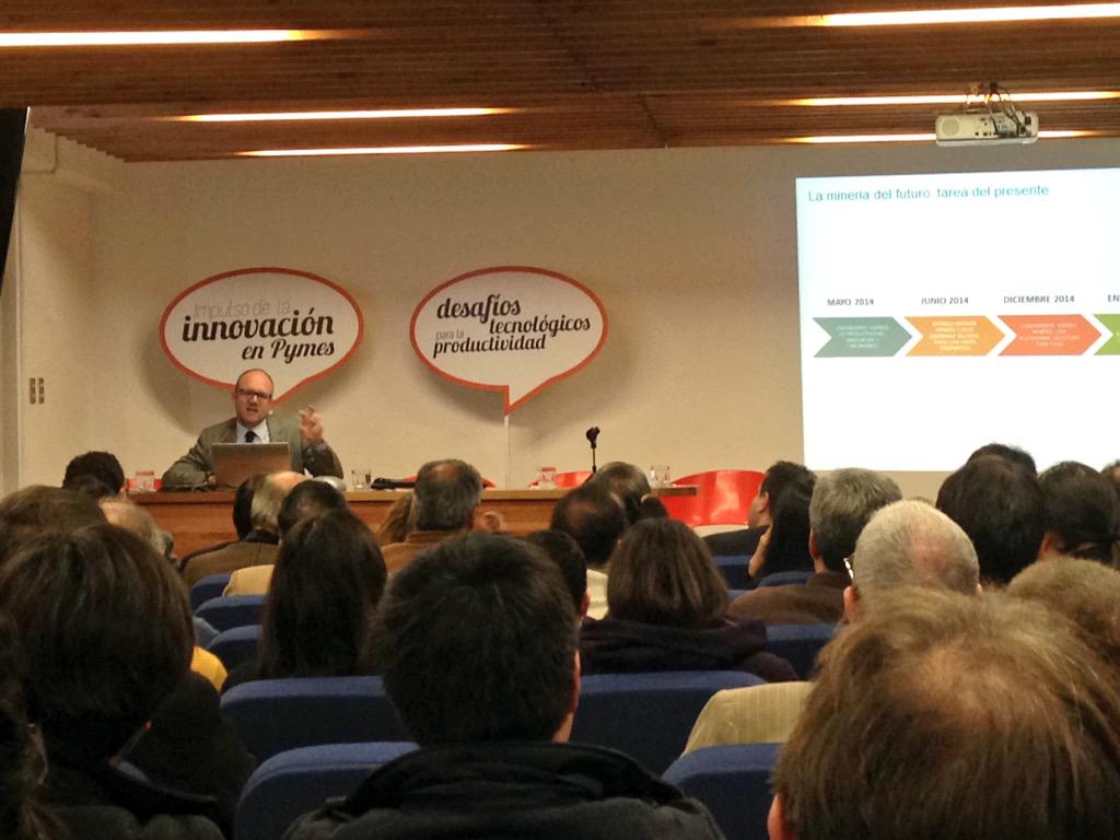Corfo's tweet photo. Pdte Programa Estratégico Minería #AltaLey Mauro Valdés “Queremos una minería virtuosa y sostenible” http://t.co/AaQVawrLXV