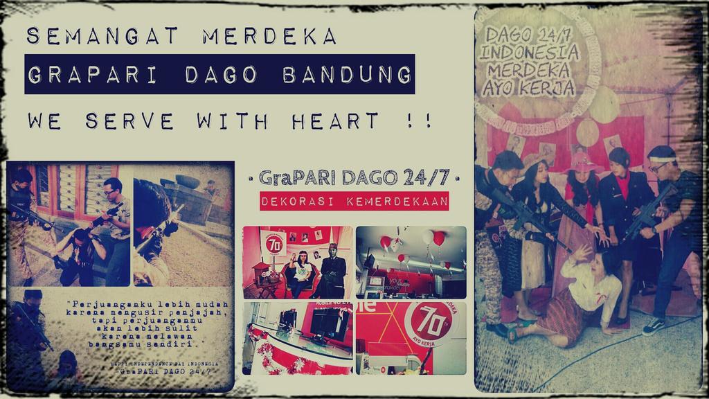 ippapoiy's tweet photo. "Semangat Pedjoeang Moeda GraPARI Dago" #GrapariMerdekaArea2 #graparidago247 @BeFunNColorful http://t.co/V0b4vsRsgP