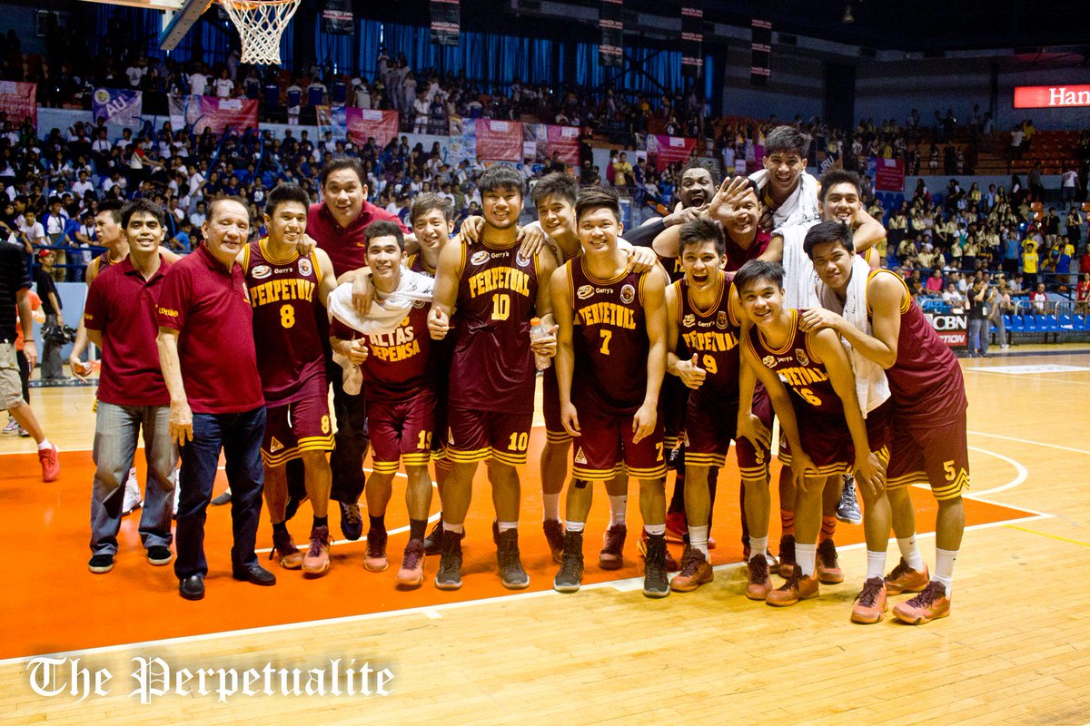 thePERPETUALITE's tweet photo. Smiles of victory after the 1st round. #NCAA91 #UPHSDAltas http://t.co/a42ykcUFWd