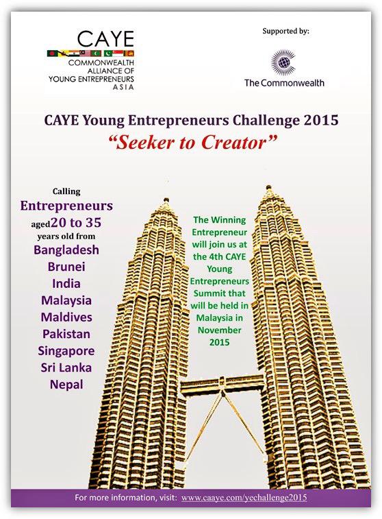 YiTweets's tweet photo. 3rd CAYE-Asia Young Entrepreneur Challenge 2015 is looking for inspiring young #entrepreneurs ! Apply Soon http://t.co/pbRrOtueUf