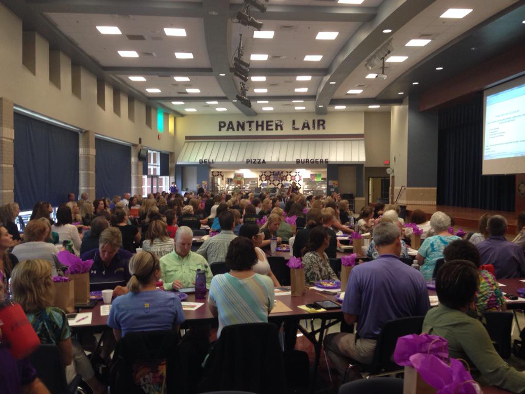 Great energy among teachers of <a href="/NavarroISD/">Navarro ISD</a>. They love each other, love their kids, &amp; look forward to the new year!