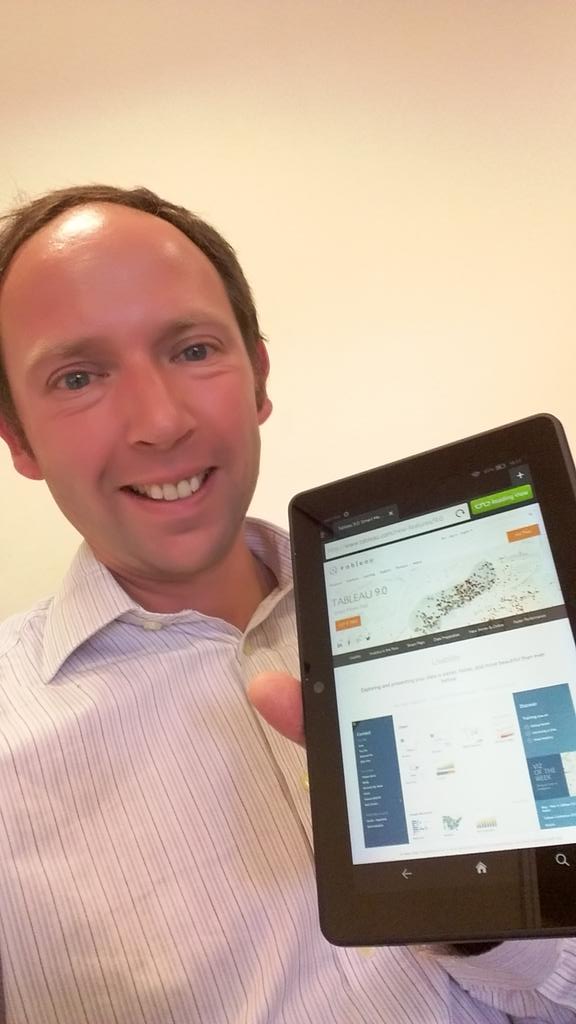 dan_cashdan's tweet image. Delighted with my new Kindle, courtesy of @interworks competition at #tableau2015 London. Thanks a lot everyone!