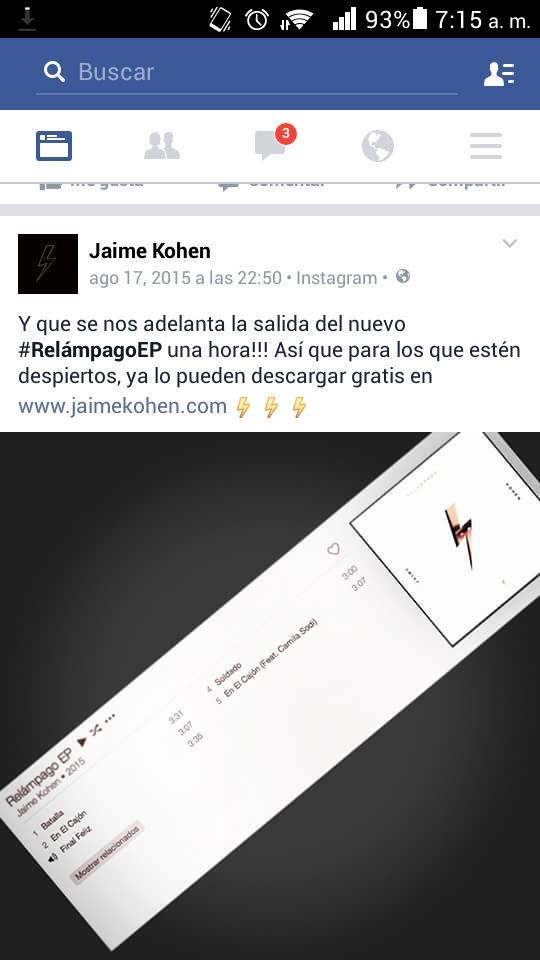 arthuro_brown's tweet photo. @JaimeKohen jaim ahora si ya lo tengo #RelampagoEP Relámpago una vez mas #Gracias eres un ejemplo a seguir http://t.co/IKxlXf8TyX