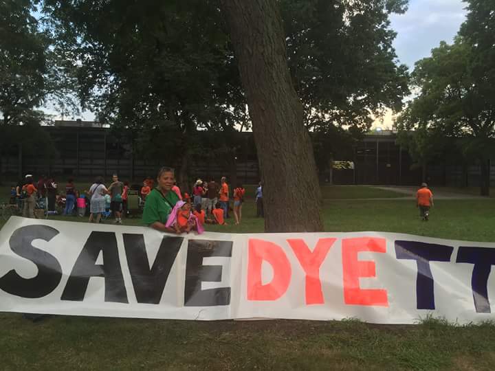 So in our neighborhoods, a plan isn't enough?  We have to go on a hunger strike? Smh #FightForDyett #wearedyett